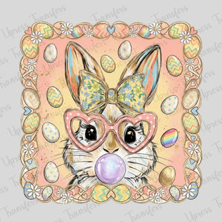 Framed Easter Bubble Bunnie