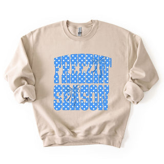 Freezing Season Blue Polka Dotted