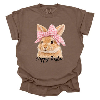 Fuzzy Bunny Plaid Bow