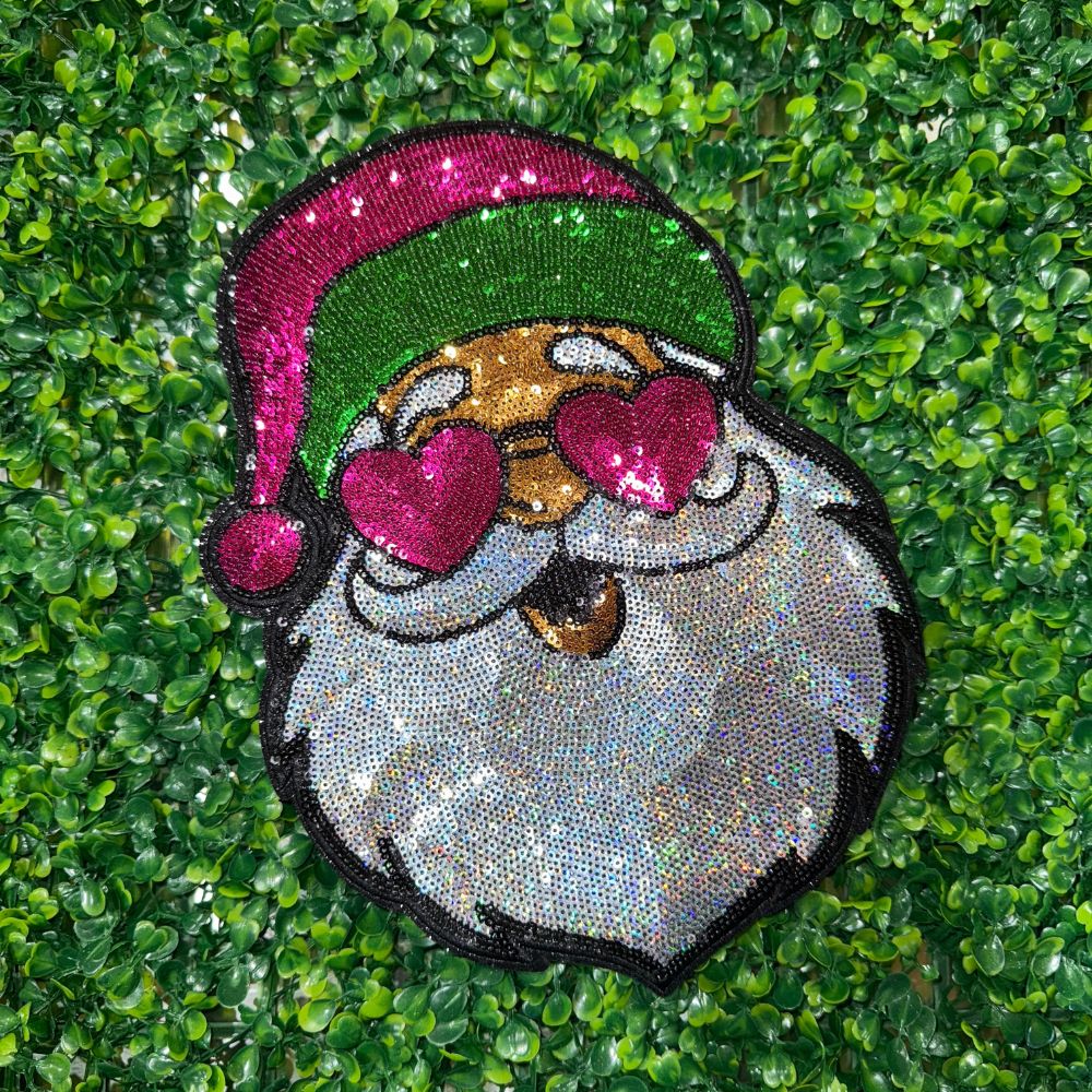 Glitzy Santa