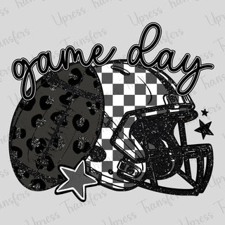 Game Day Black Glitter