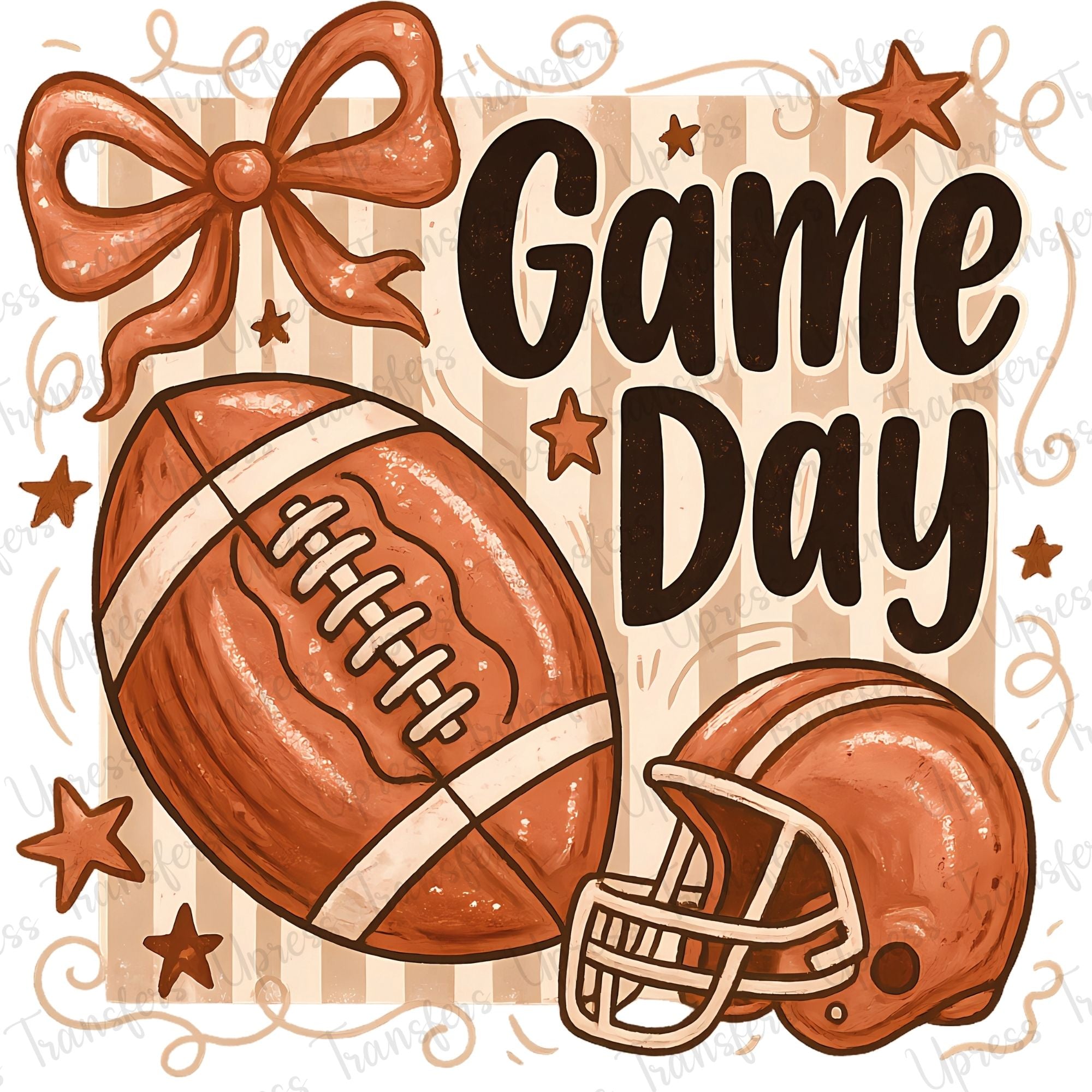 Game Day Bow Touchdown