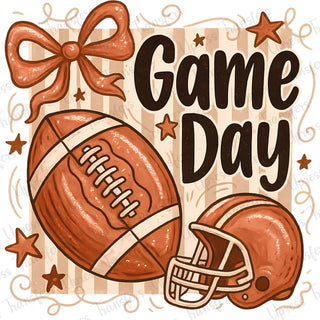 Game Day Bow Touchdown