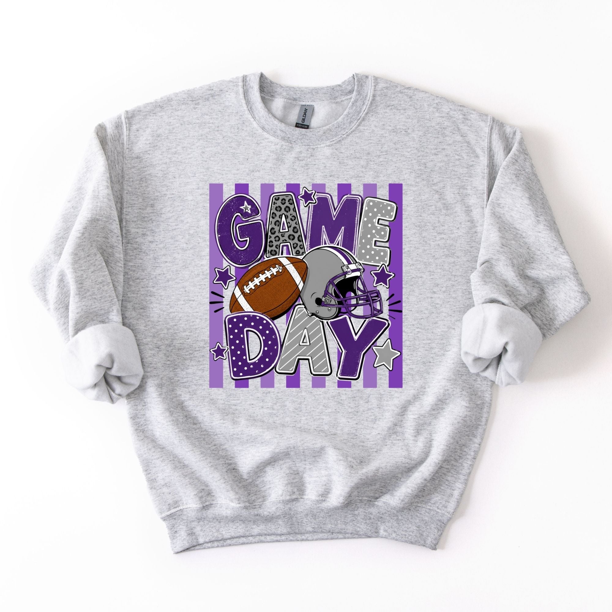 Game Day Football Purple