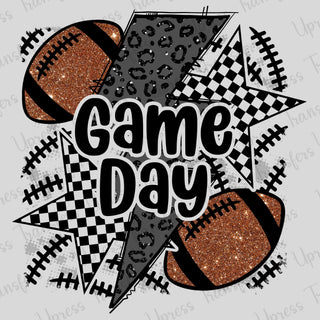 Game Day Glitter Footballs