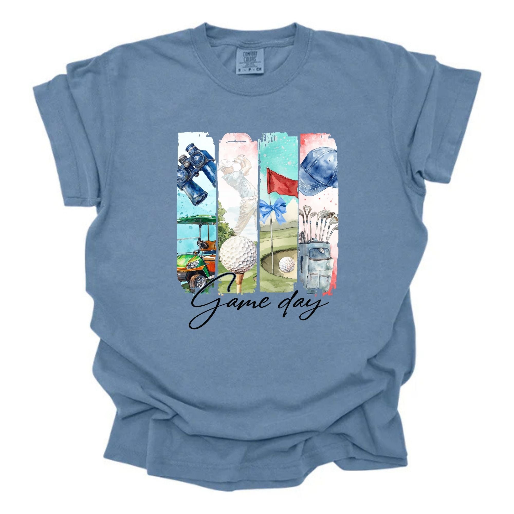 Game Day Golf Brushstrokes