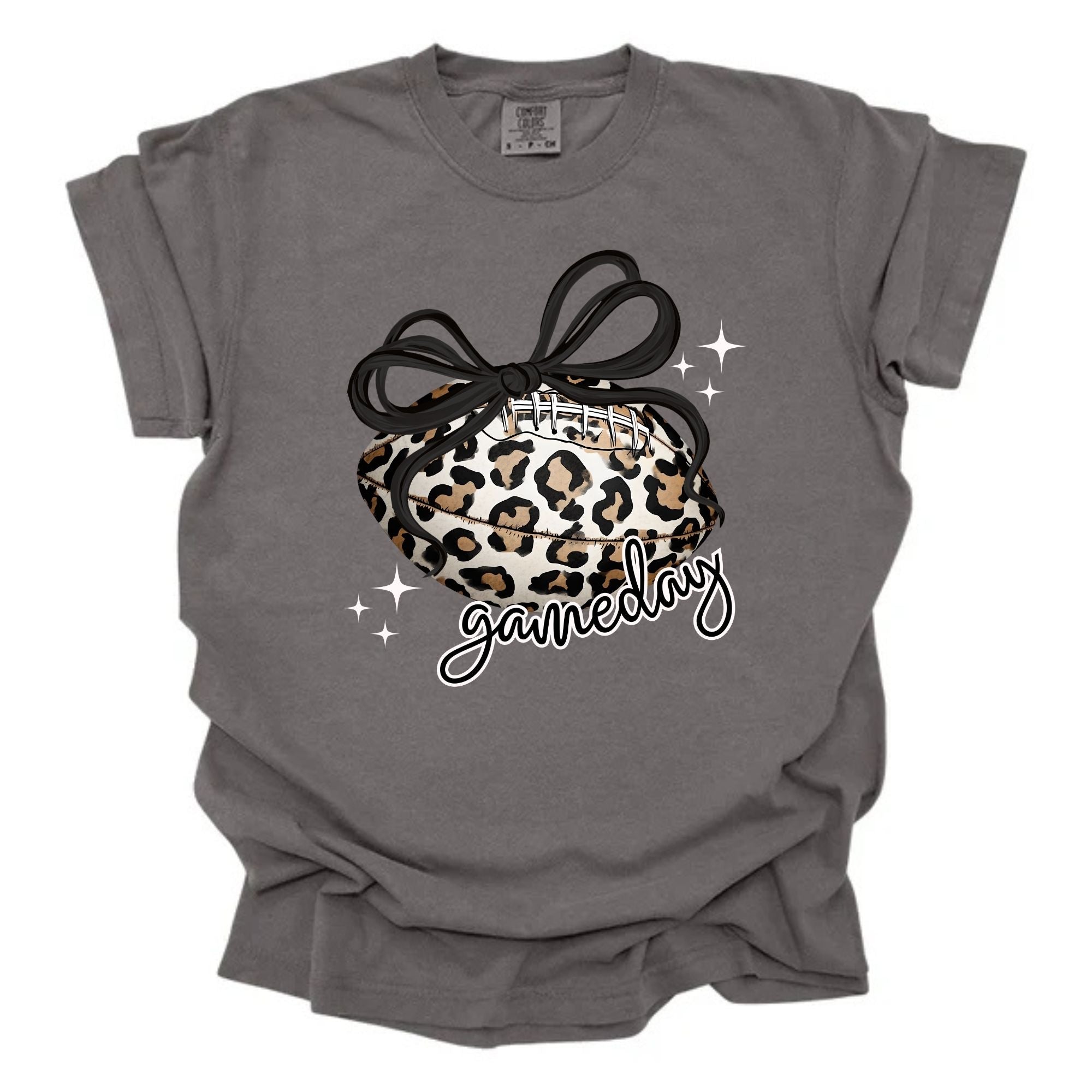 Game Day Leopard Girly Football