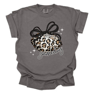 Game Day Leopard Girly Football