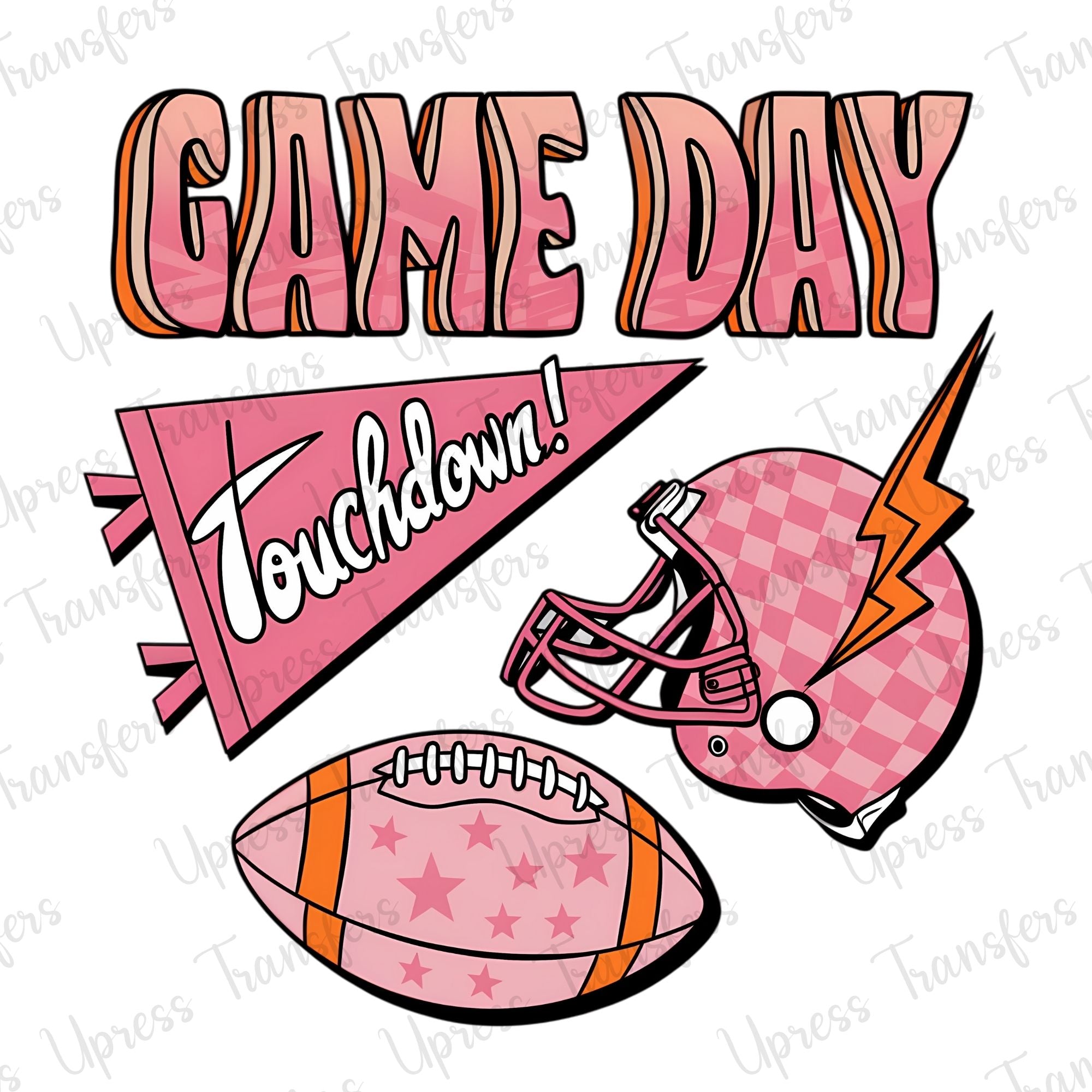 Game Day Pink Touchdown