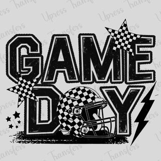 Game Day Simple Checkered Trendy