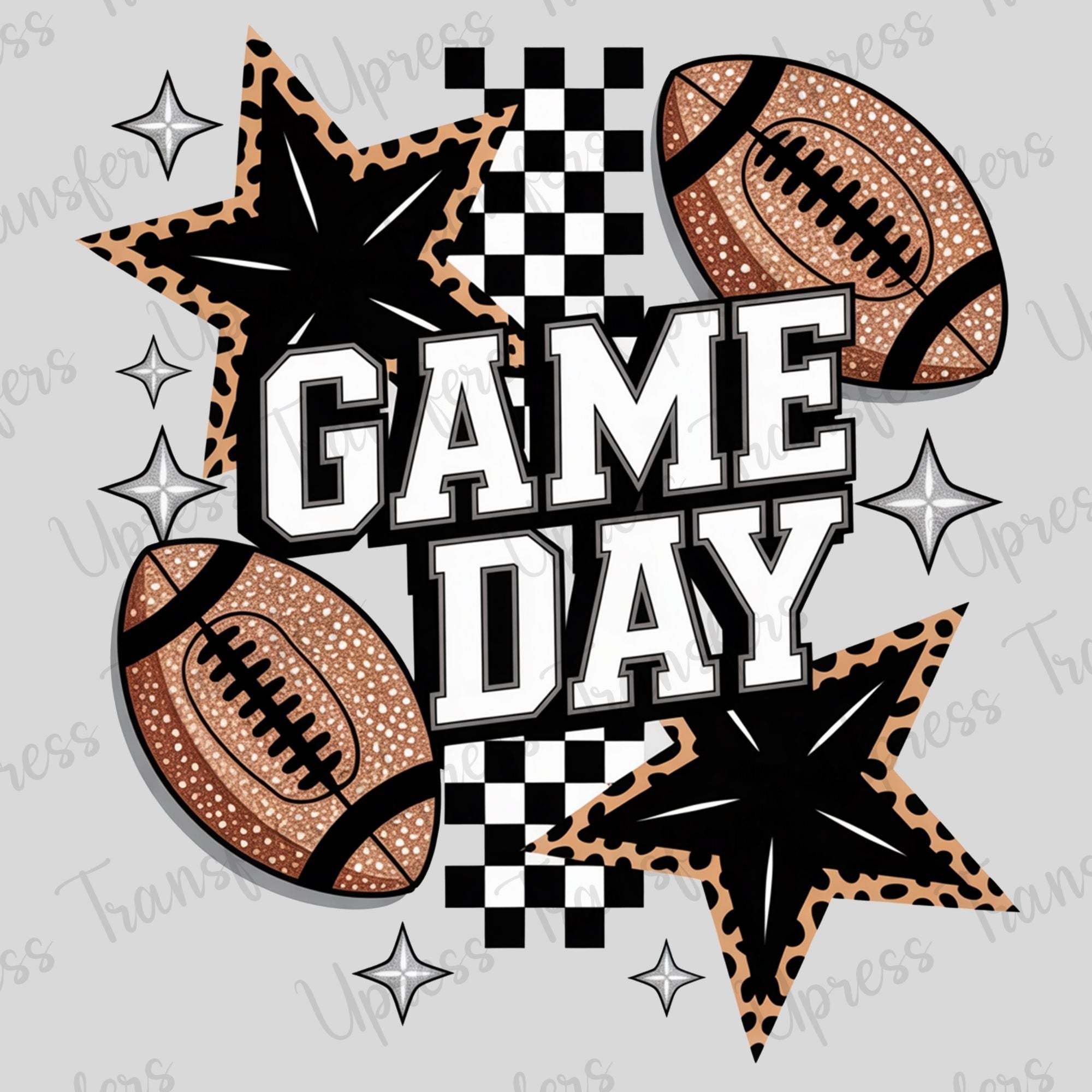 Game Day Spotted Footballs