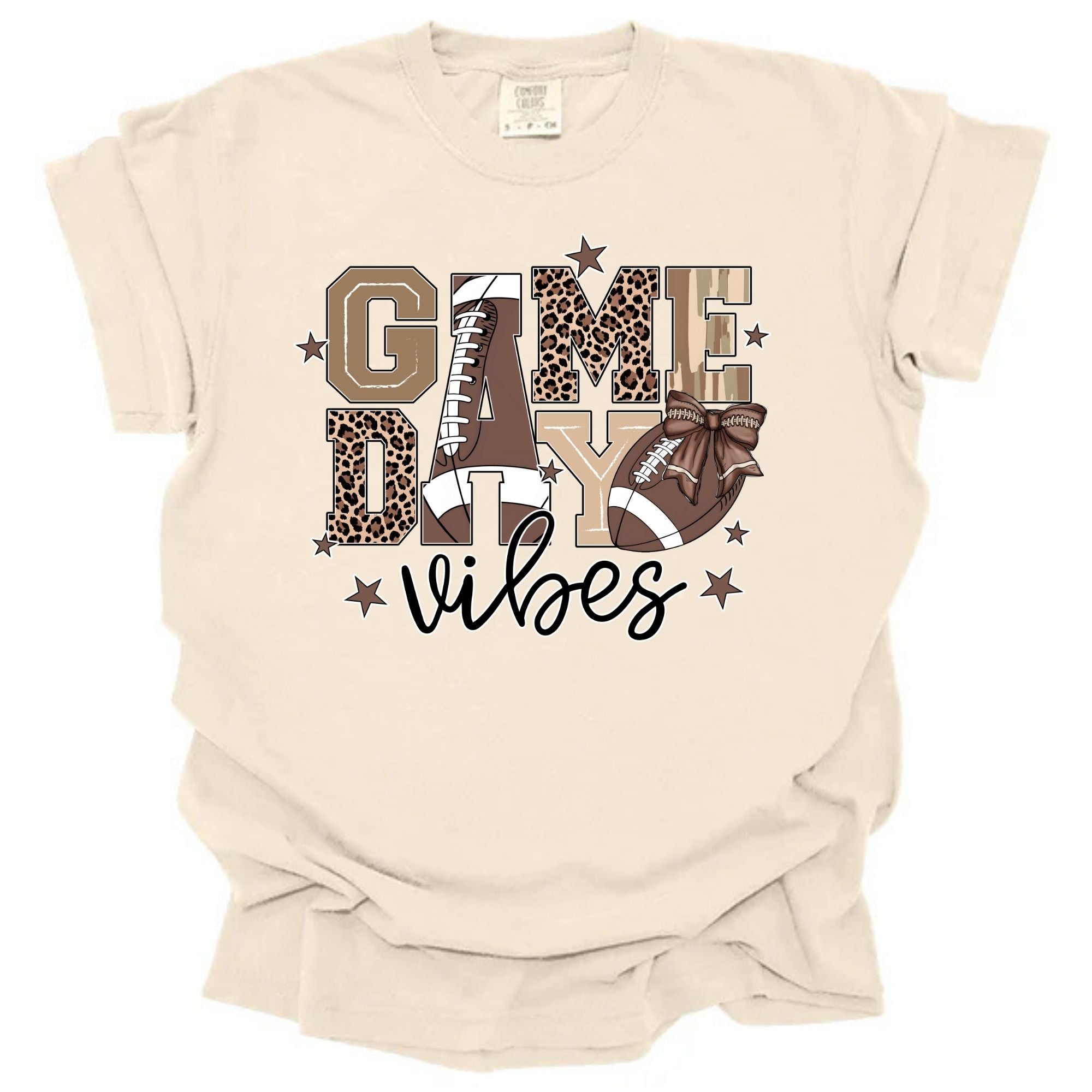 Game Day Vibes Patterned Letters