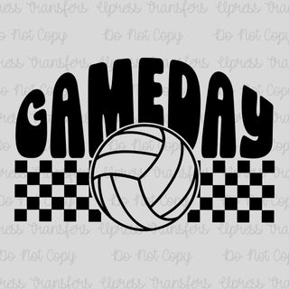 Gameday Volleyball Checkered
