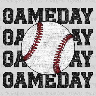 Gameday x 4 Glitter Baseball