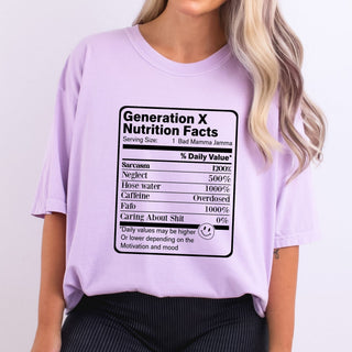Gen X Nutrition Facts