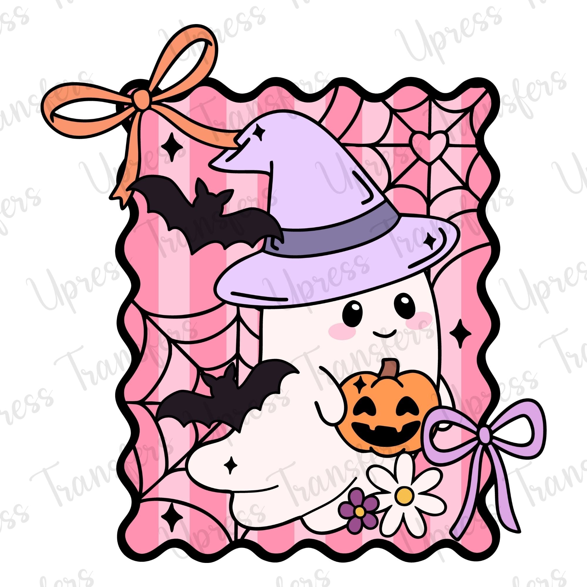 Ghost Cutesy Frame Bows