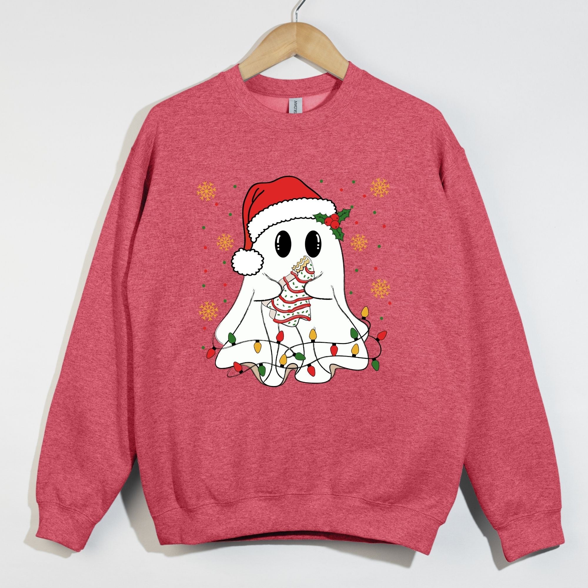 Ghost Eating Cake Christmas