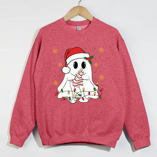 Ghost Eating Cake Christmas