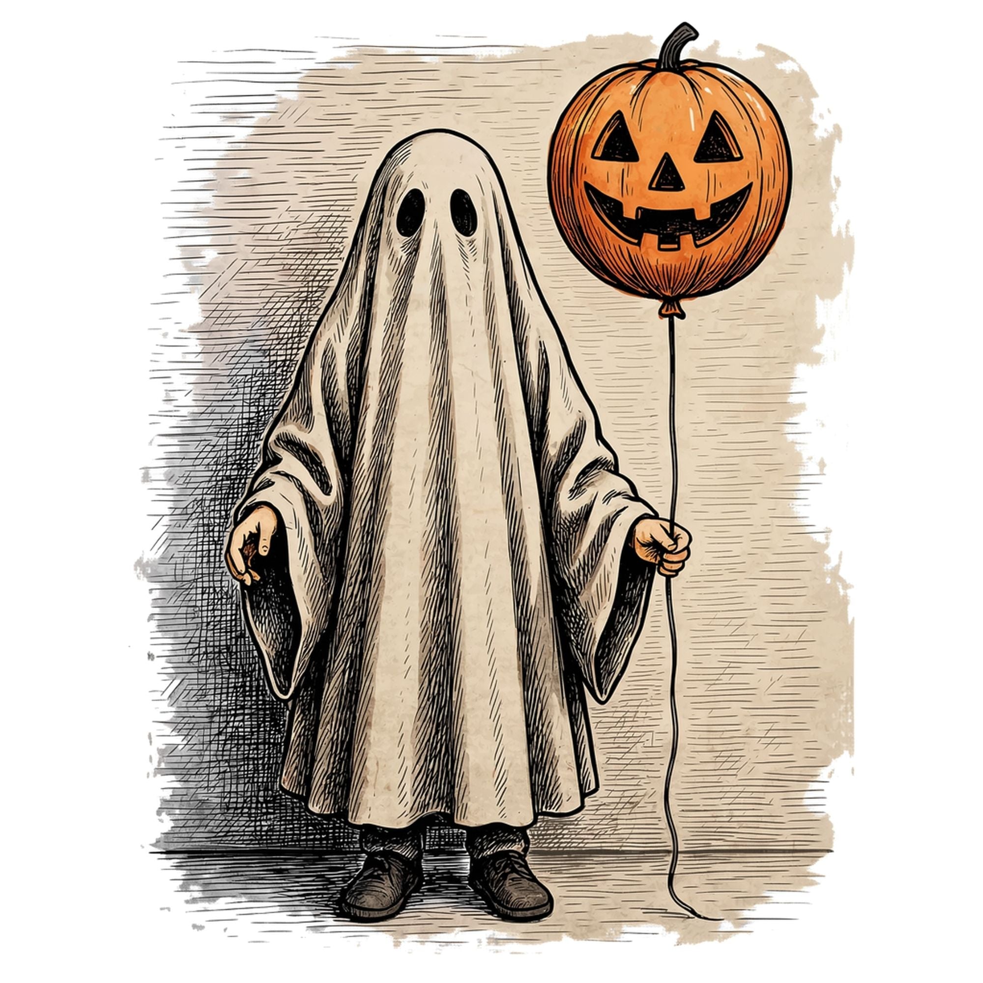 Ghost Pumpkin Balloon