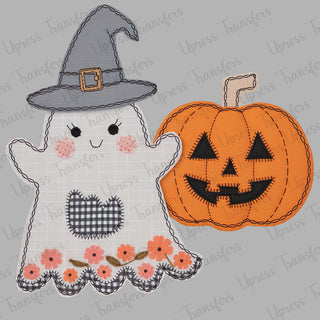 Ghoul And Her Pumpkin