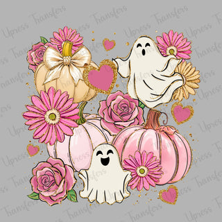 Ghouls And Pink Flowers