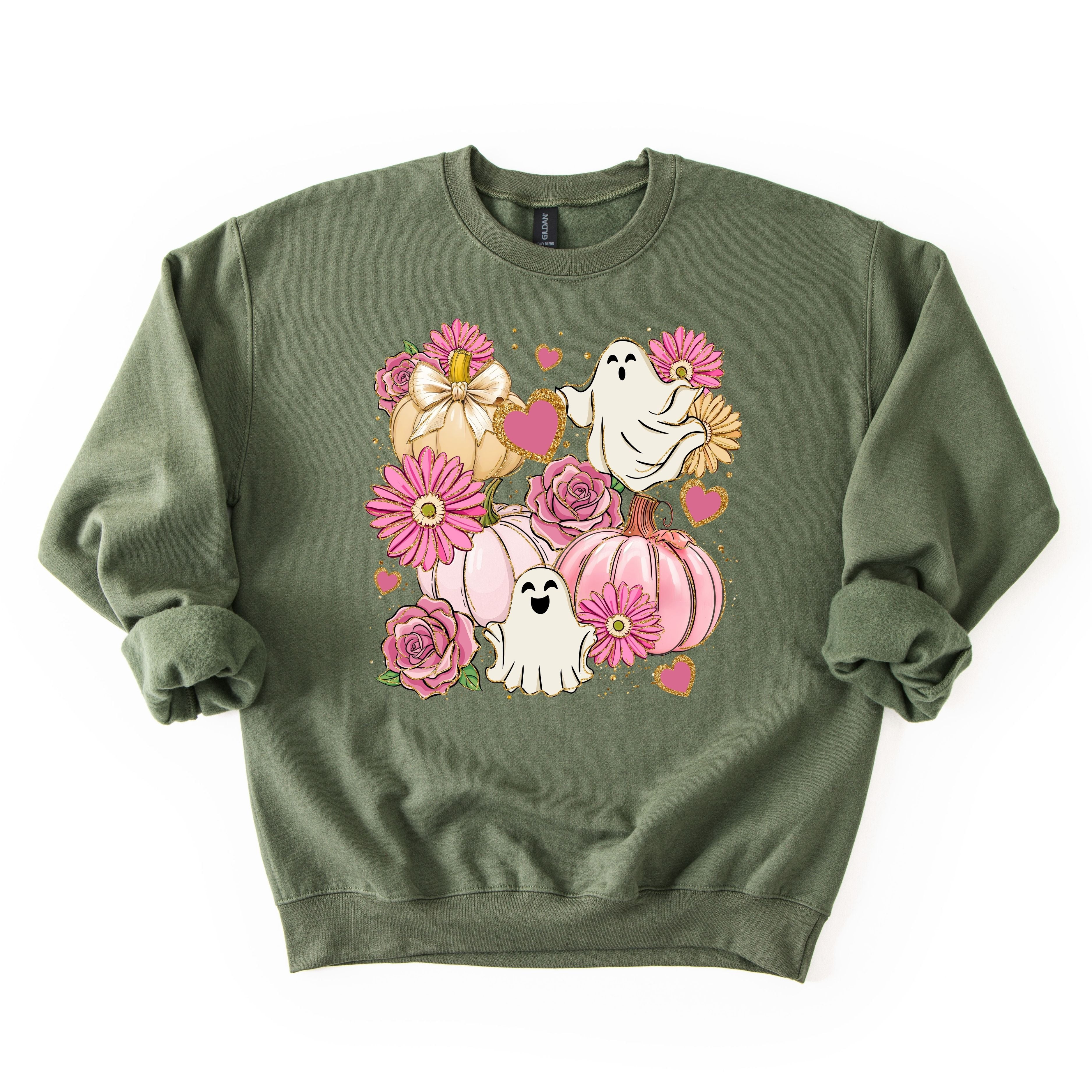 Ghouls And Pink Flowers