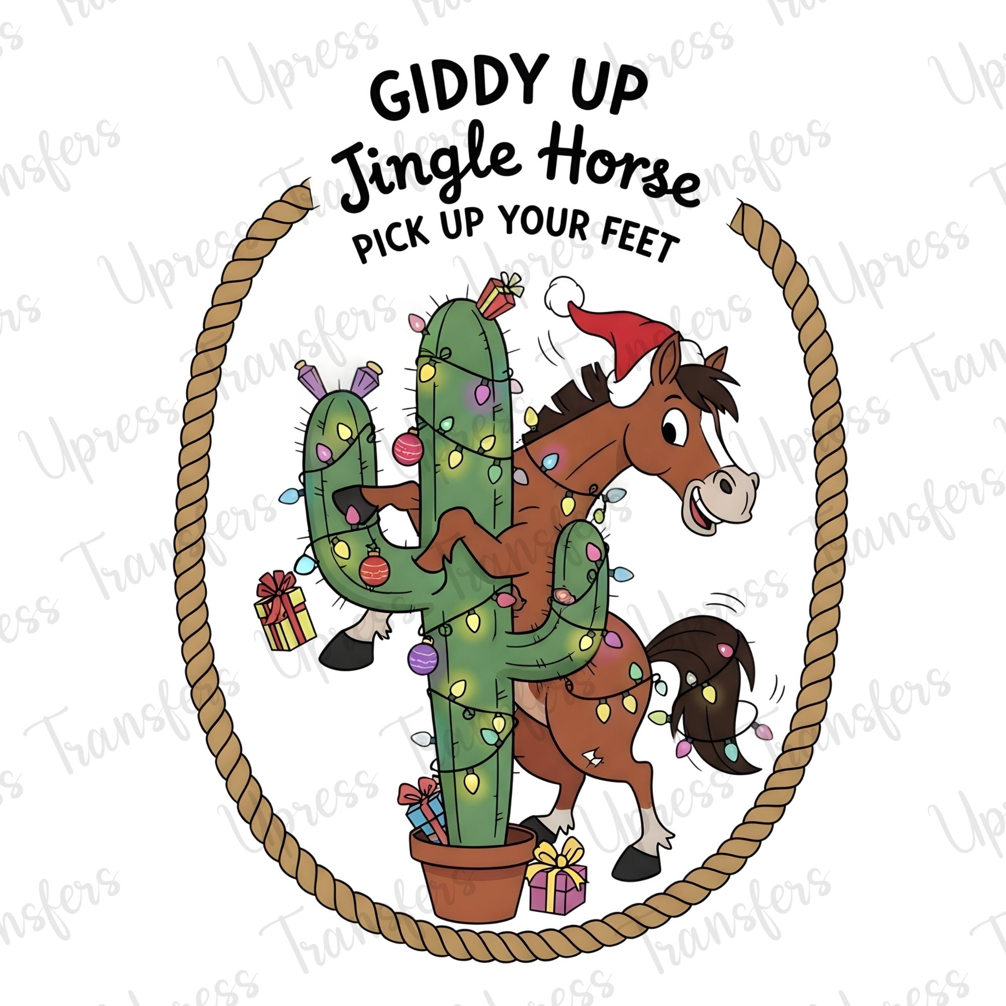 Giddy Up Christmas Horse