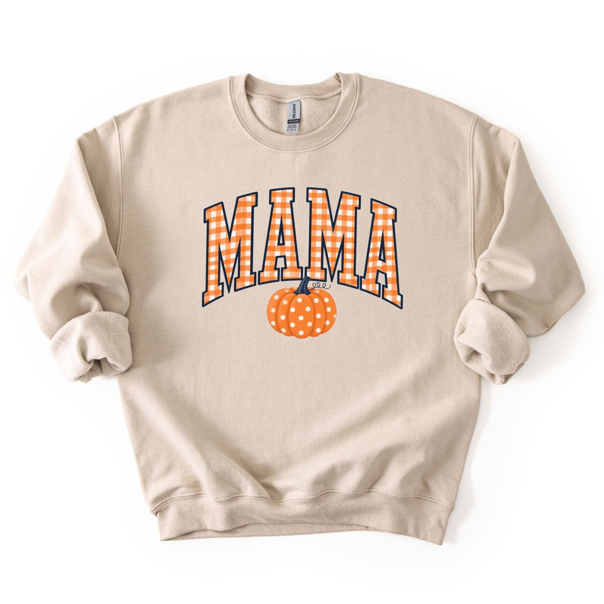 Gingham Orange Mama Pumpkin