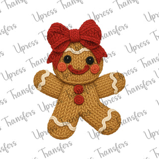 Girl Gingerbread Faux Yarn