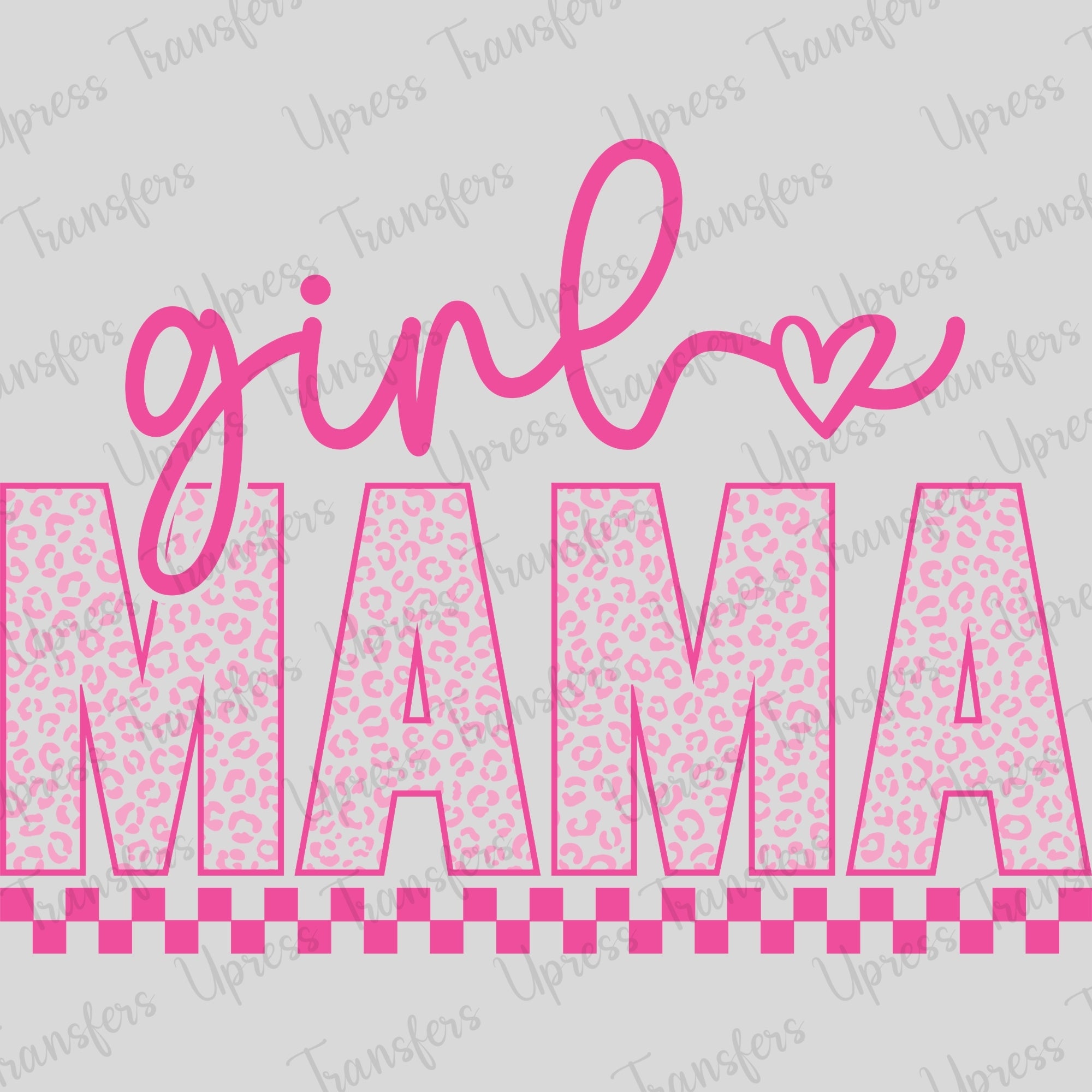 Girl Mama Pink Leopard
