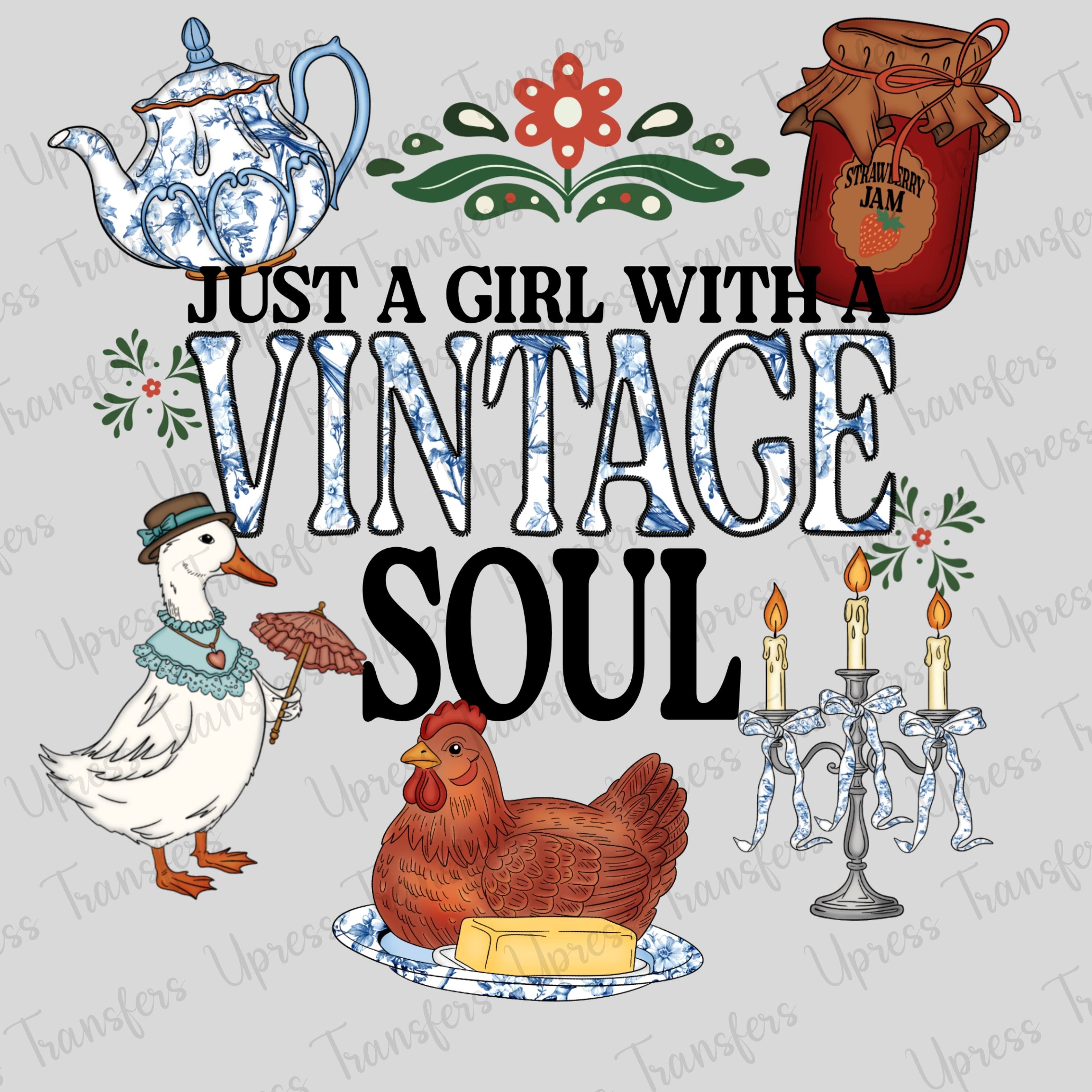 Girl With Vintage Soul