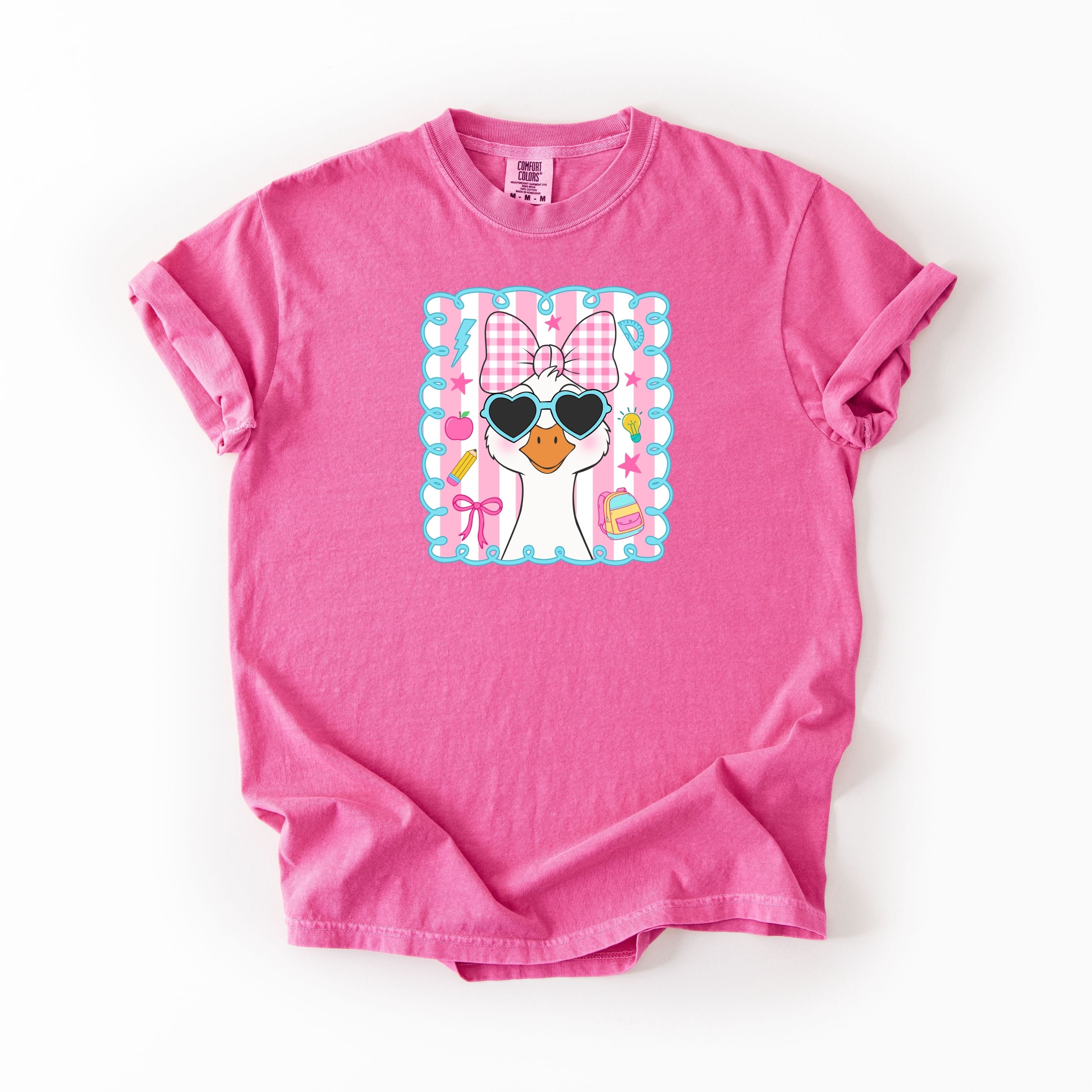 Girly Bow Duck School