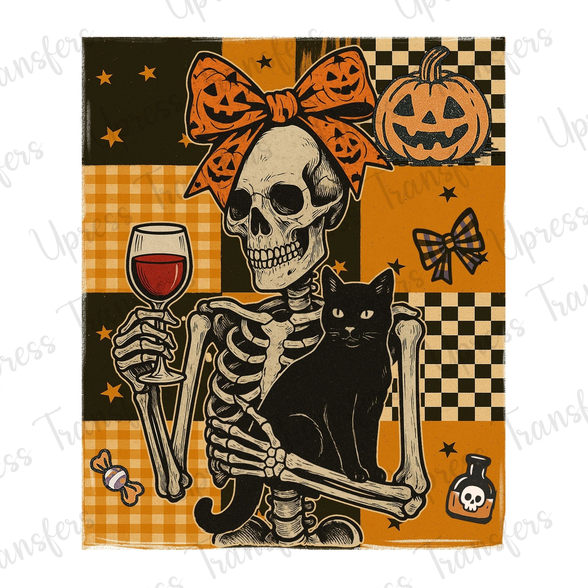 Girly Cat Lady Skelly