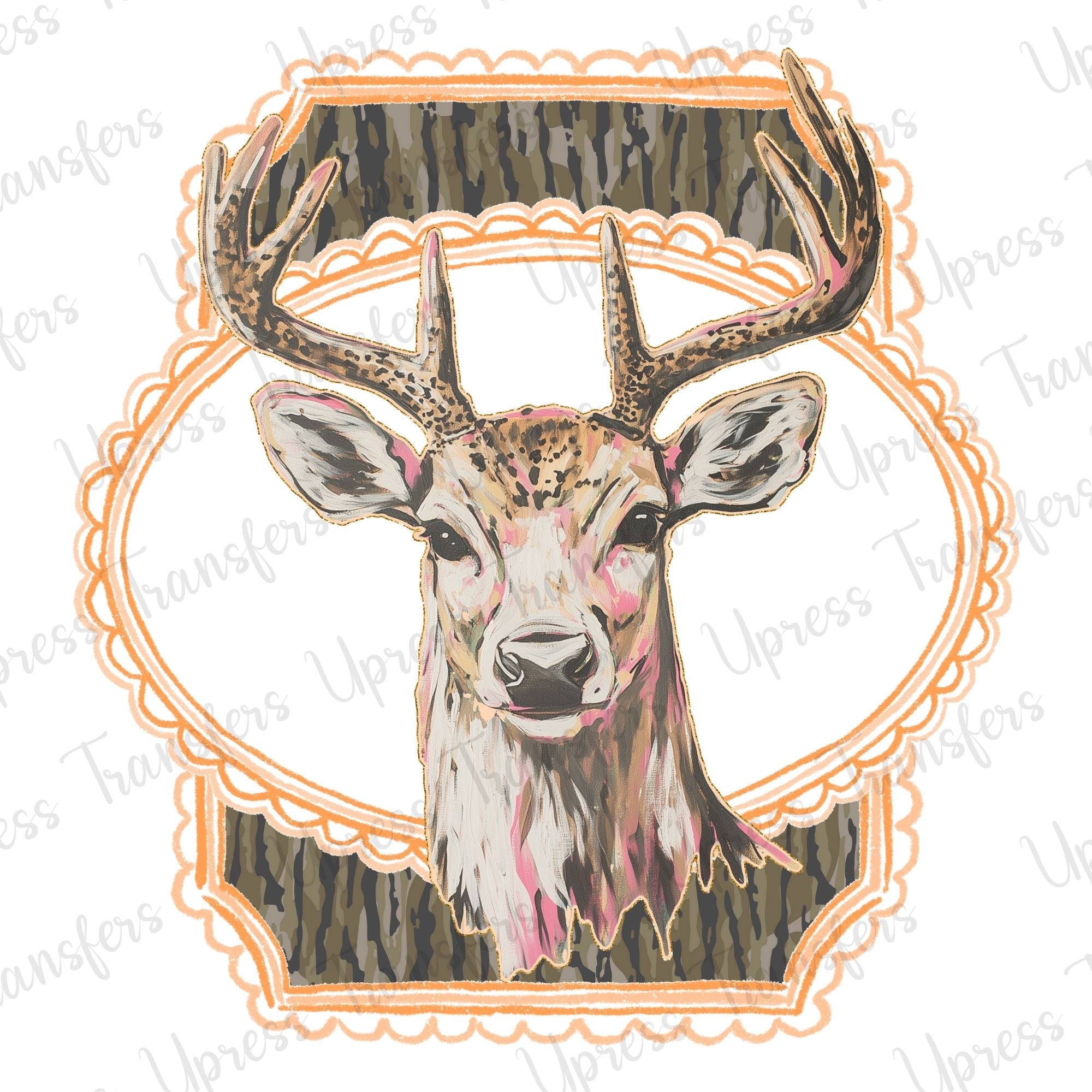 Girly Deer Head Camo