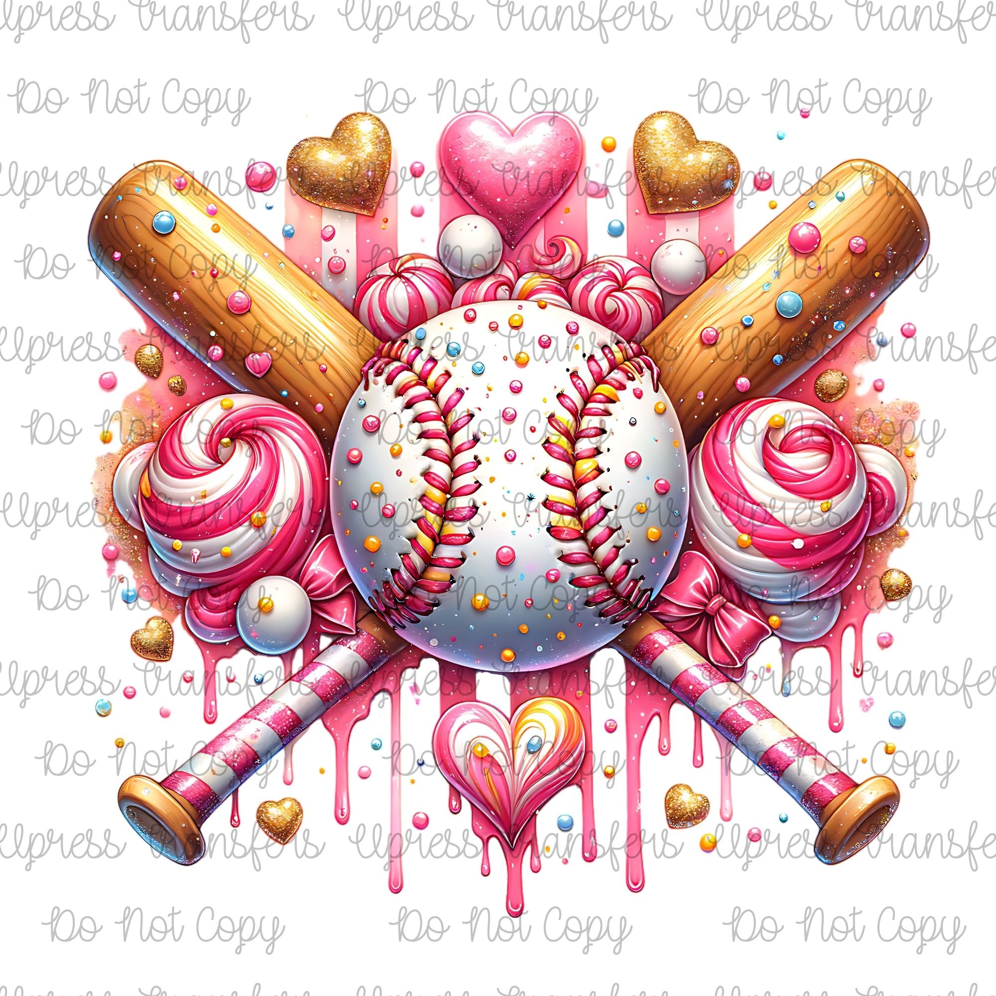 Girly Drippy Baseball