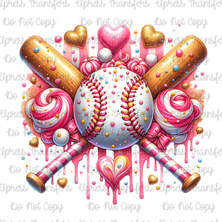 Girly Drippy Baseball