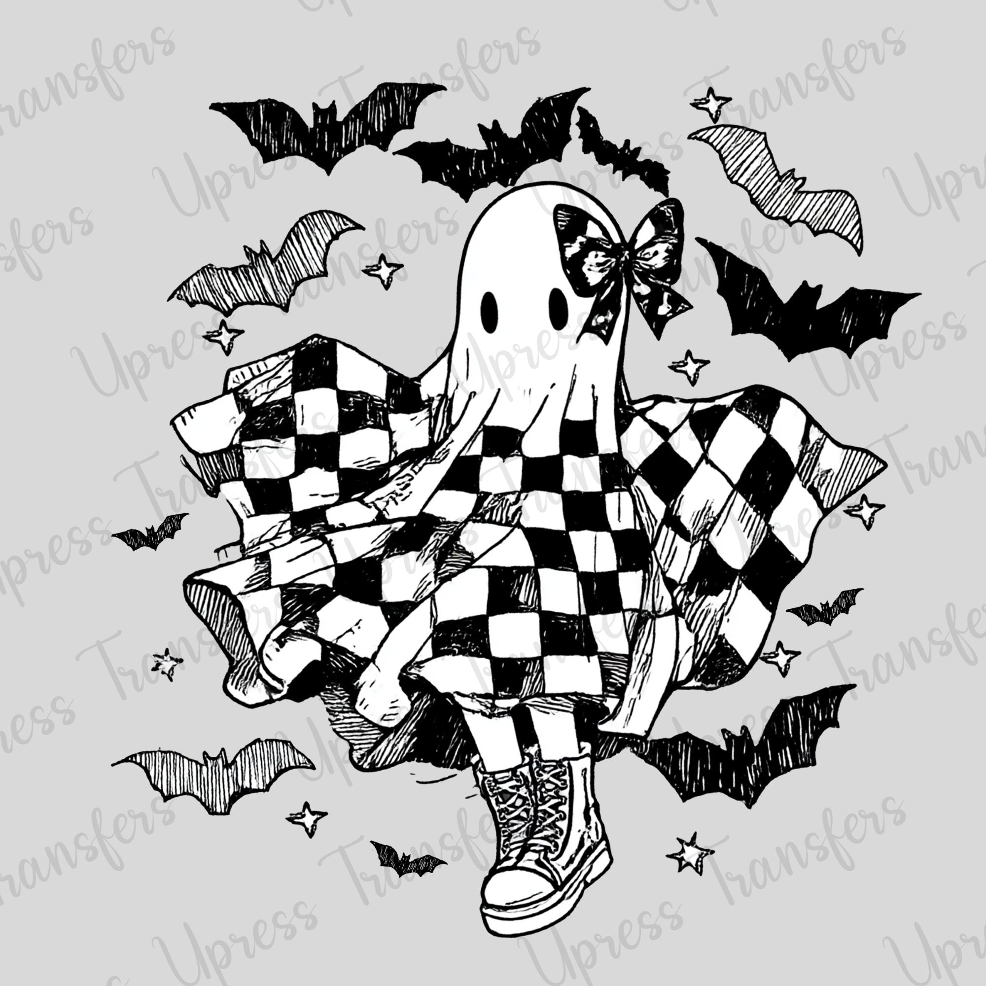 Girly Ghost Checkered