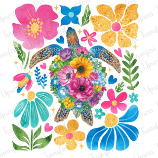 Girly Summer Sea Turtle