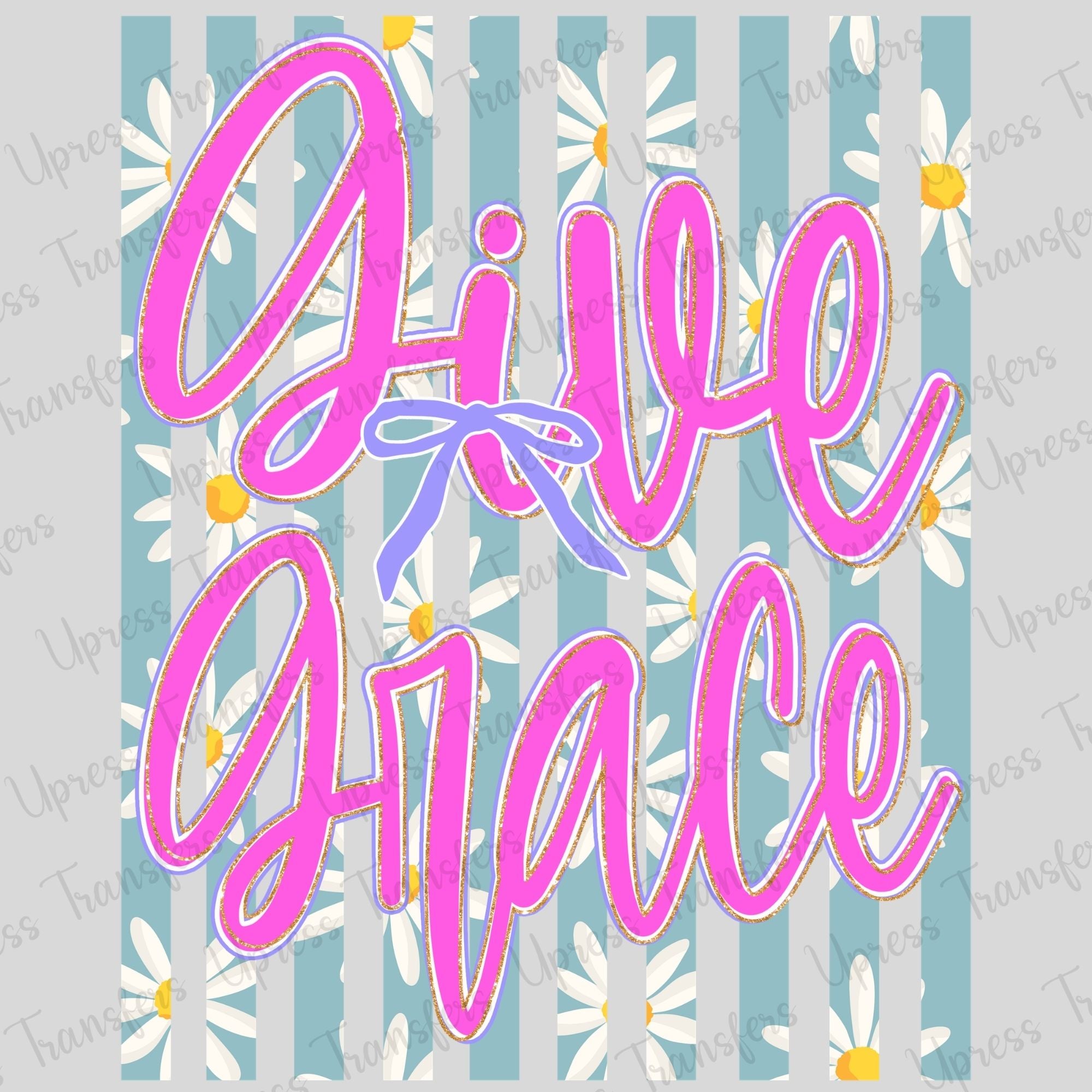 Give Grace Flower Stripes