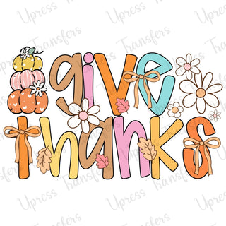 Give Thanks Cutesy Girly
