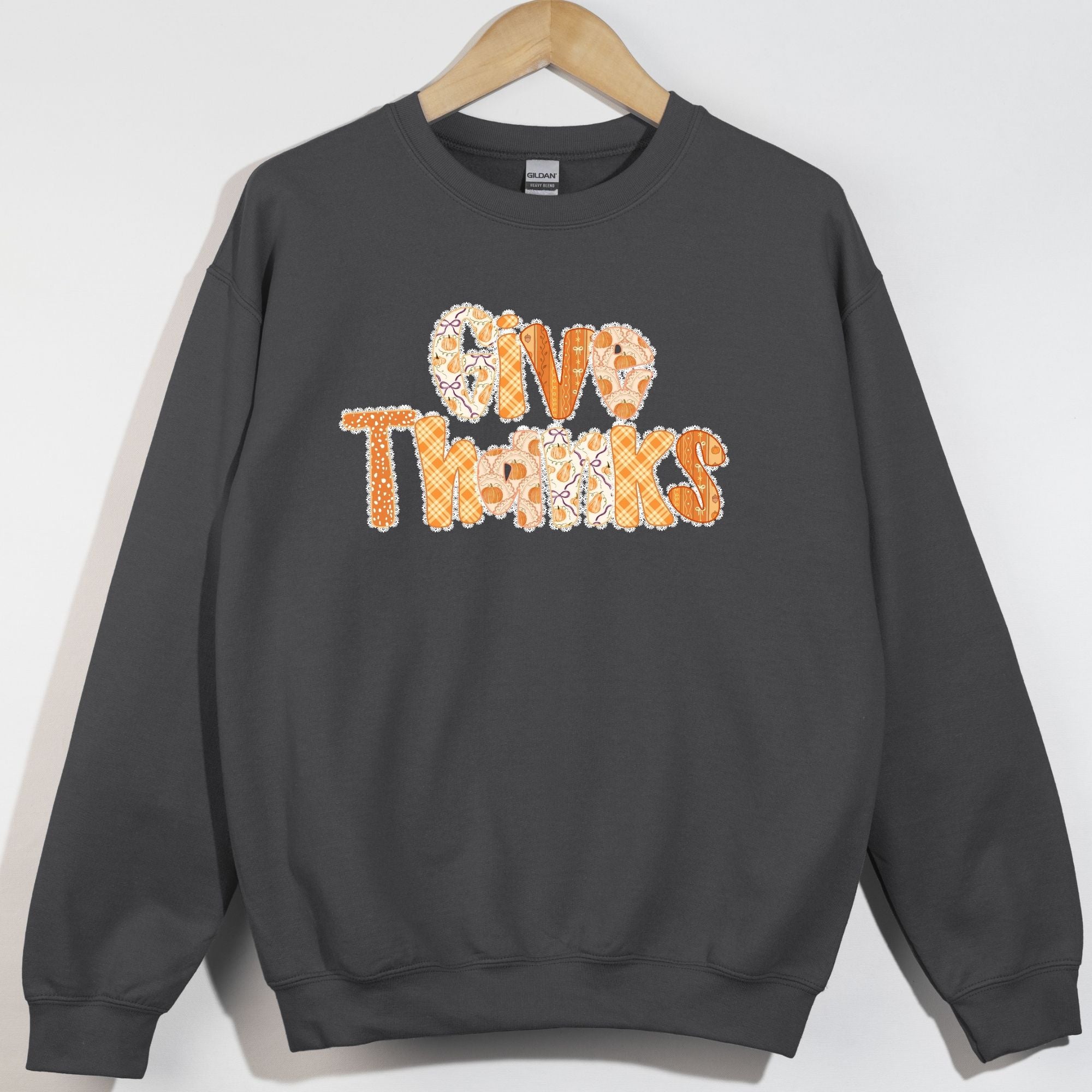 Give Thanks Fall Patterns White Lace