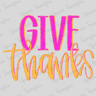 Give Thanks Glitter