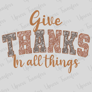 Give Thanks Lace