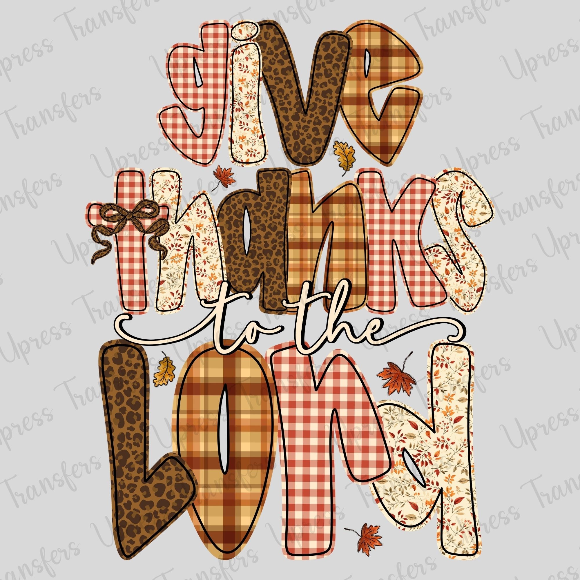 Give Thanks Preppy Pattern Stack