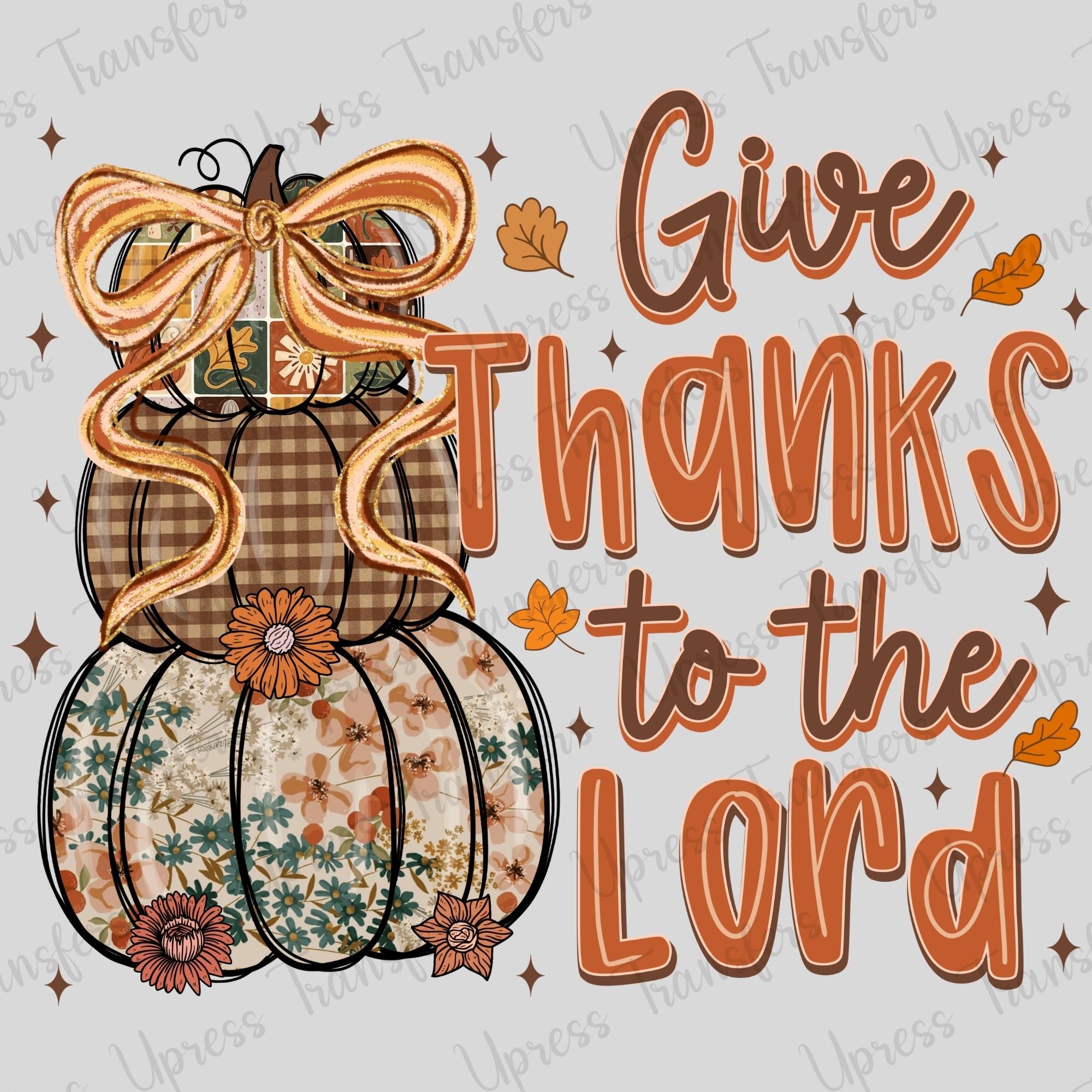 Give Thanks Pumpkin Stack
