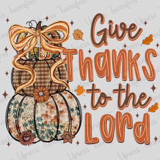 Give Thanks Pumpkin Stack