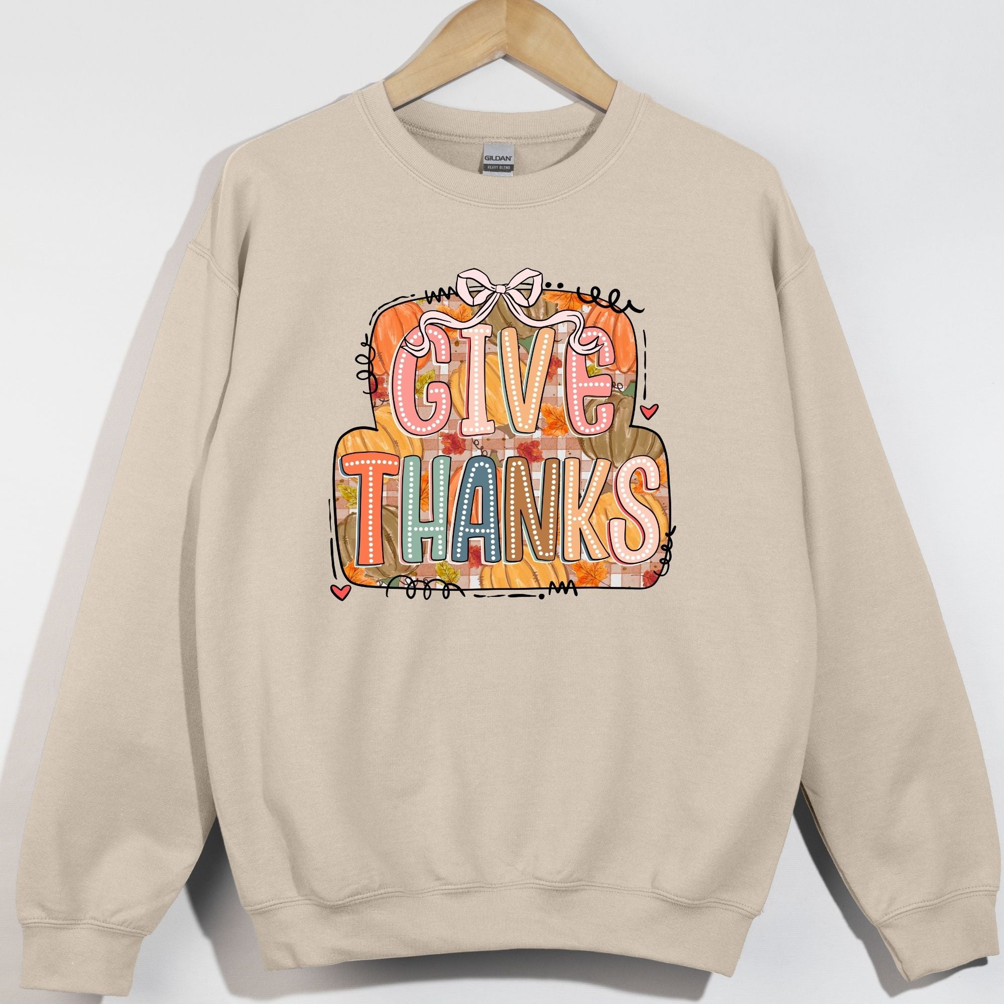 Give Thanks Spotted Letters