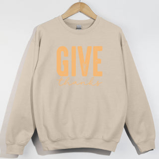 Give Thanks Yellow Orange