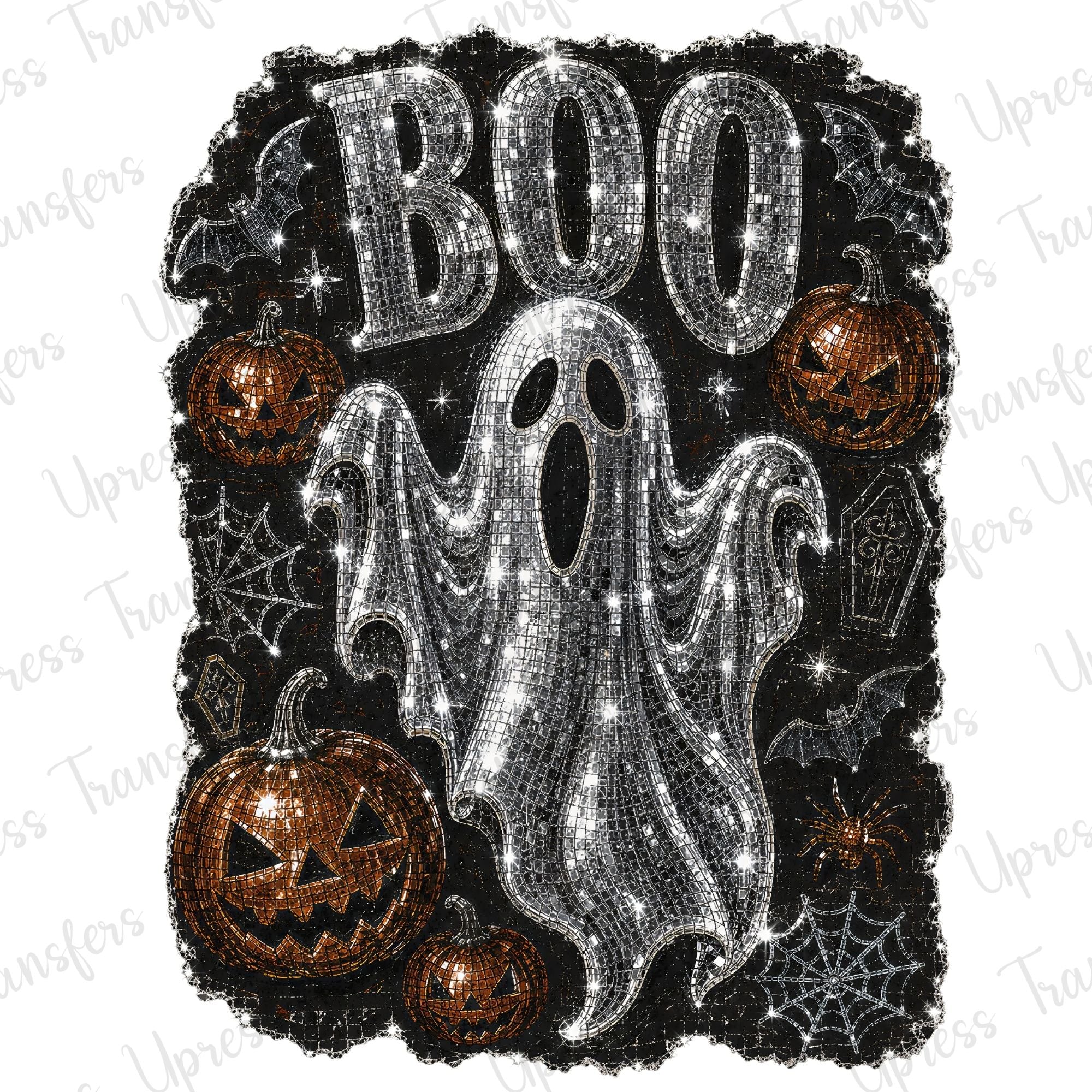 Glam Pumpkins and Ghost