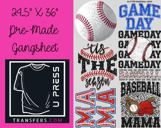 Glitter Baseball Mini